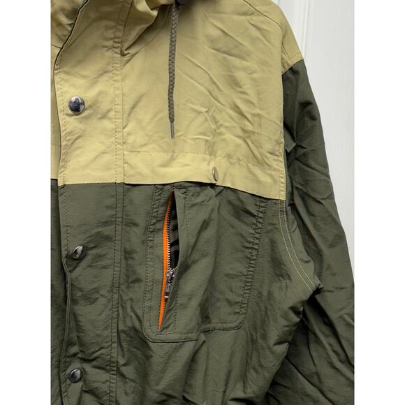St. John's Bay Parka, Hooded Shell, Drawstring Waist, Windbreaker, Men's Size L - Picture 3 of 9